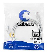 Купить Cabeus PC-UTP-RJ45-Cat.5e-1.5m-LSZH - Патч-корды коммутационные по лучшим ценам в ТД Редут СБ
