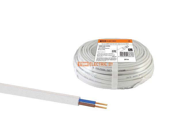 Купить OptimLAN ШВВП 2х0,75 (бел.) ГОСТ - Прочие кабели по лучшим ценам в ТД Редут СБ